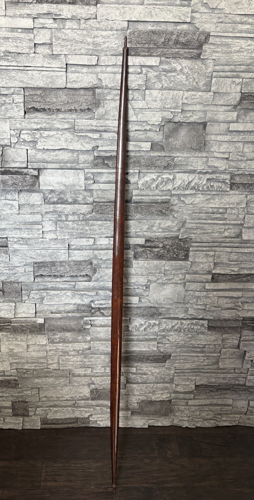 ANTIQUE WWII PAPUA NEW GUINEA TRIBAL LARGE BLACK PALM BOW