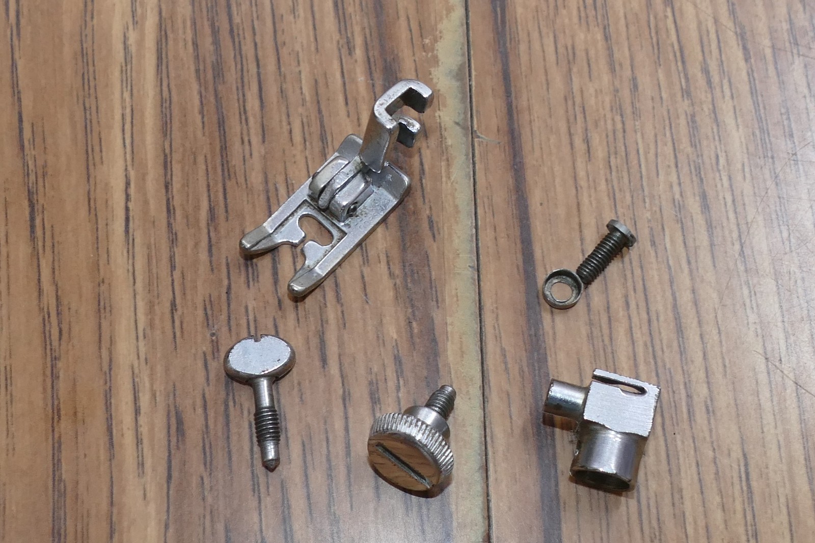 Singer Model 328K Sewing Machine Parts - Presser Foot & Needle Clamp