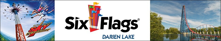 +++SIX FLAGS DARIEN LAKE - DARIEN CENTER, NY, $33 TICKET DISCOUNT INFORMATION+++