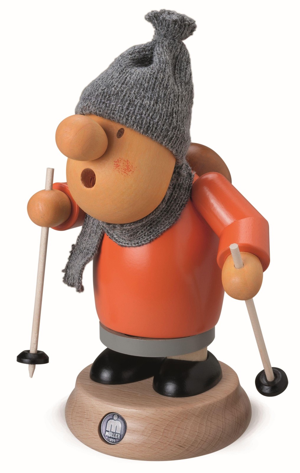 Incense Figure Incense Man Müllerchen Winter Hiker 12X16Cm New Snow Hiker