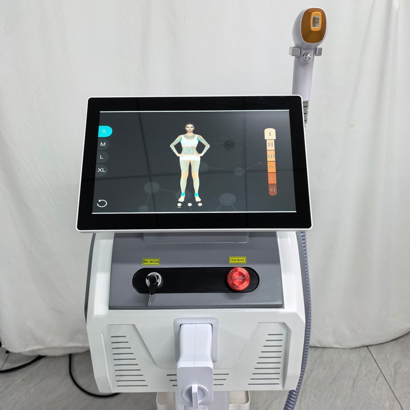 2026 New ! 808nm Diode Laser Full Body Hair Removal Machin Ice Titanium For SPA