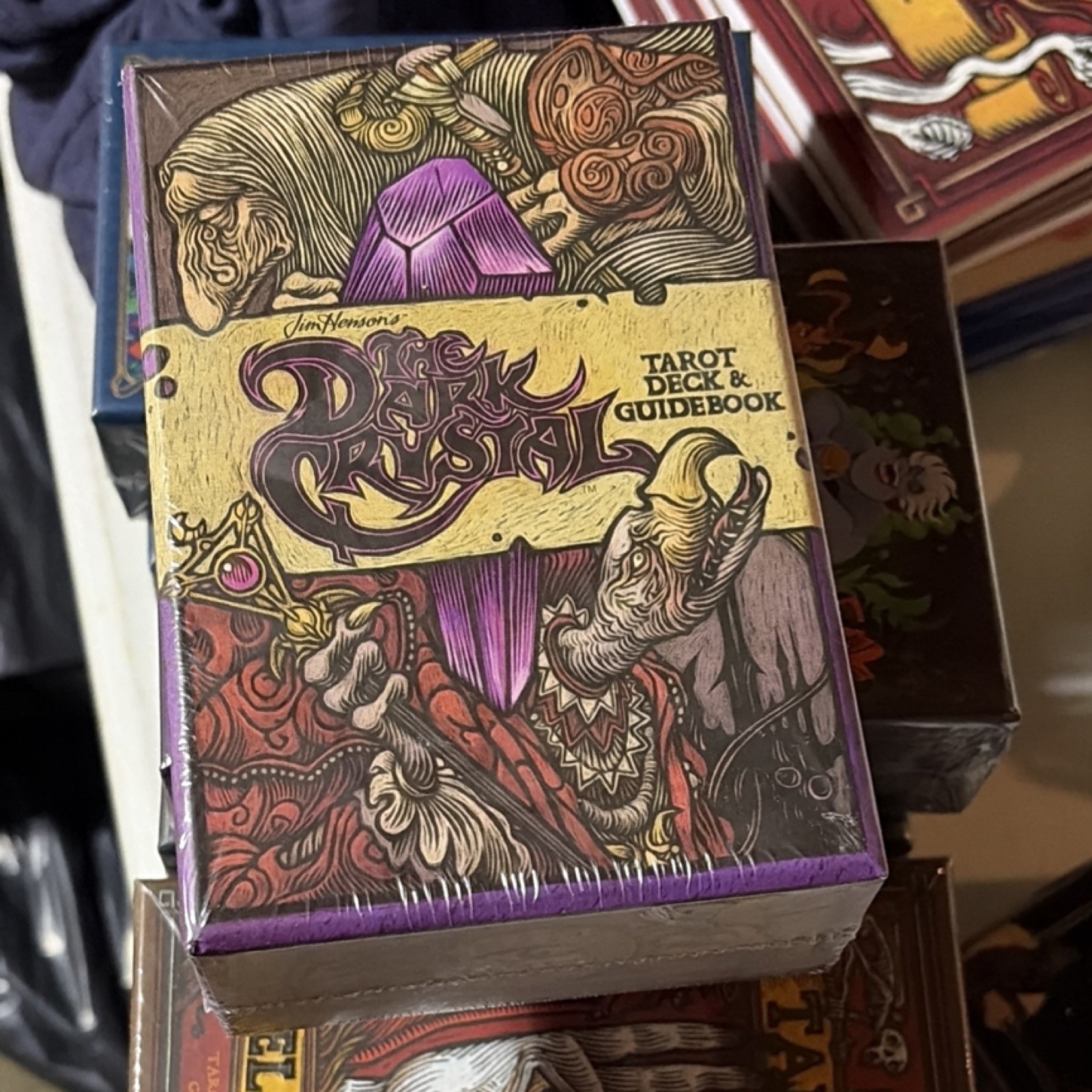 Jim Henson's The Dark Crystal Tarot Deck 78 Cards with Comprehensive Guidebook