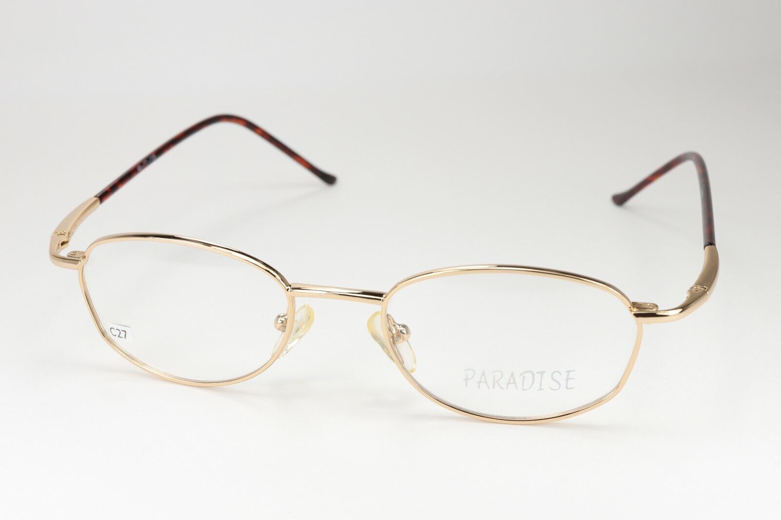 PARADISE 43 C2 in Gold Tortoise arms 49-17-135 Youth Kids Frames Flex Hinges C27