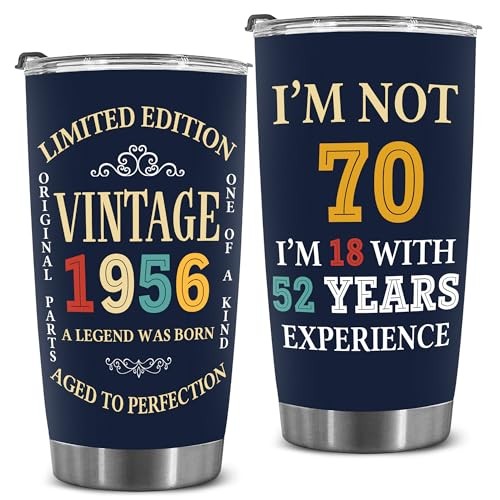70th Birthday Gift Ideas For Men Women Turning Seventy - 1956 Vintage 70TH