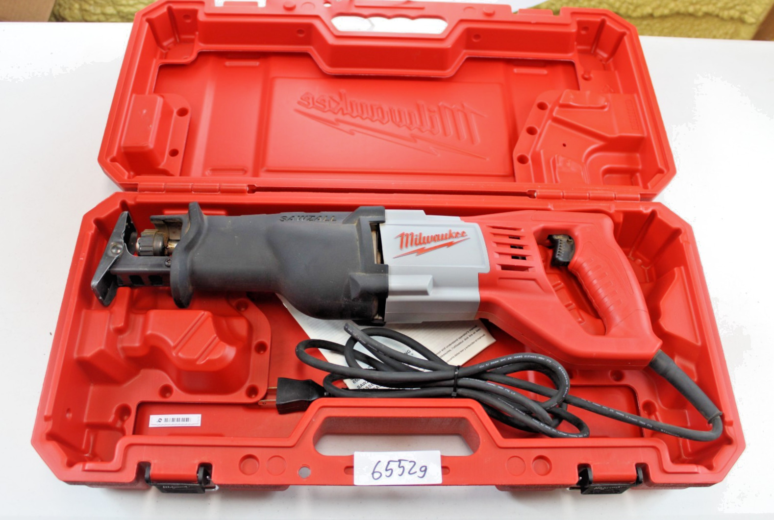 Milwaukee 6538-21 Super Sawzall Orbital Reciprocating Saw --Lightly Used!-6552g