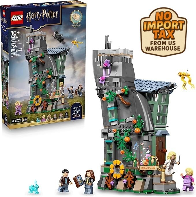 🔥 FREE SHIP LEꞬO Harry Potter Luna Lovegood's House 76467