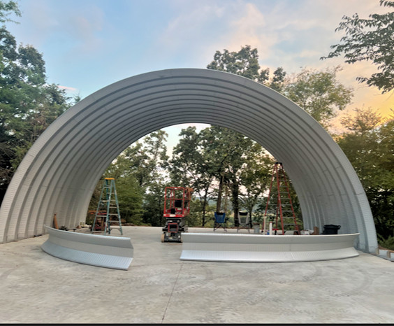 30x40x14 Engineered Steel Building Kit | DuroSPAN Clear-Span Arch System