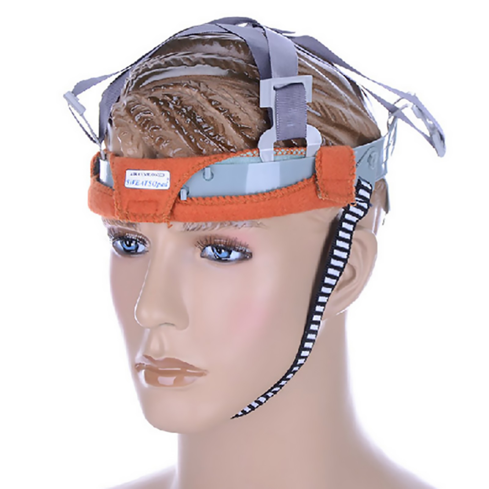 2Pcs Fleecy Cotton Sweatbands Lining Replacment For Welding Helmet Brown