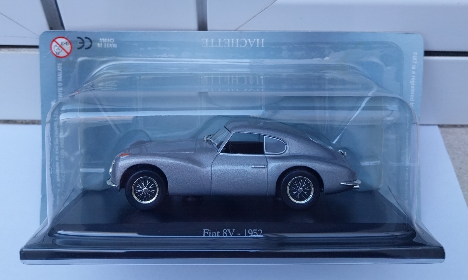 Fiat 8V 1952 Hachette Norev MIB 1:43 Maserati Ferrari Lancia Aurelia Alfa Romeo