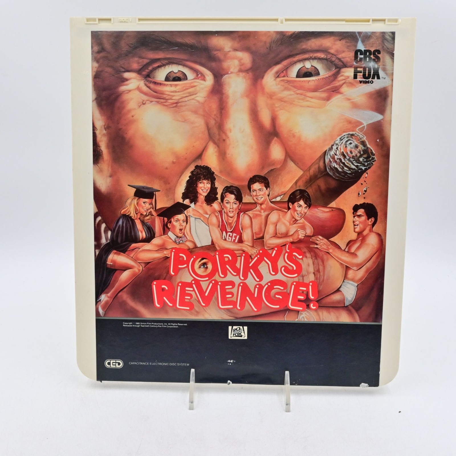 Porky's Revenge Vintage 1985 CED RCA SelectaVision Videodisc