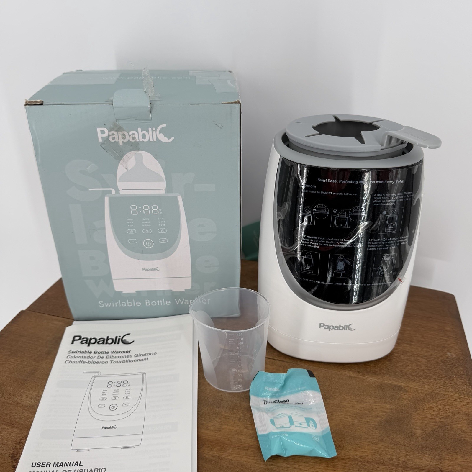 Papablic Nutriwarm Swirlable Bottle Warmer Superior Nutrient Preservation