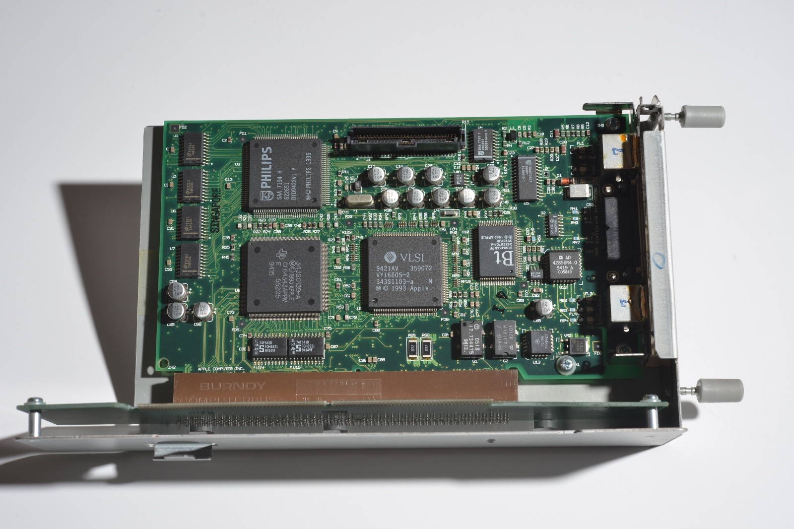 Apple 820-0510-A AV Video Card + Power Mac 6100 PDS Adapter Bracket 820-0527-01