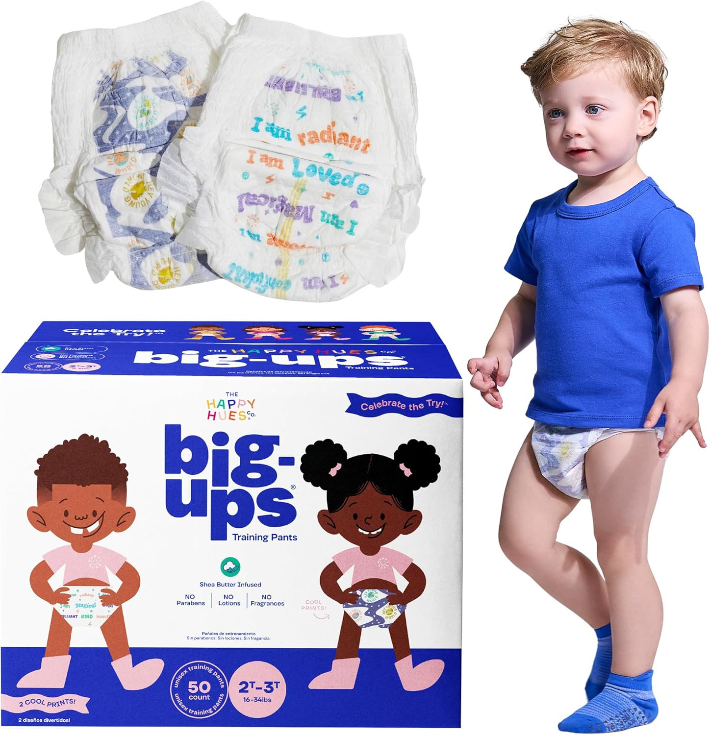 The  Big-Ups Potty Training Pants 2T-3T (16-34Lbs) – Unisex Training Pants with 