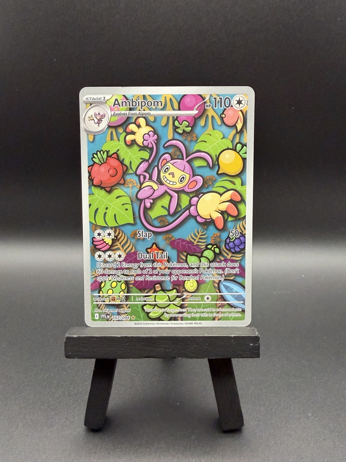 Ambipom 107/094 Me02: Phantasmal Flames Holo