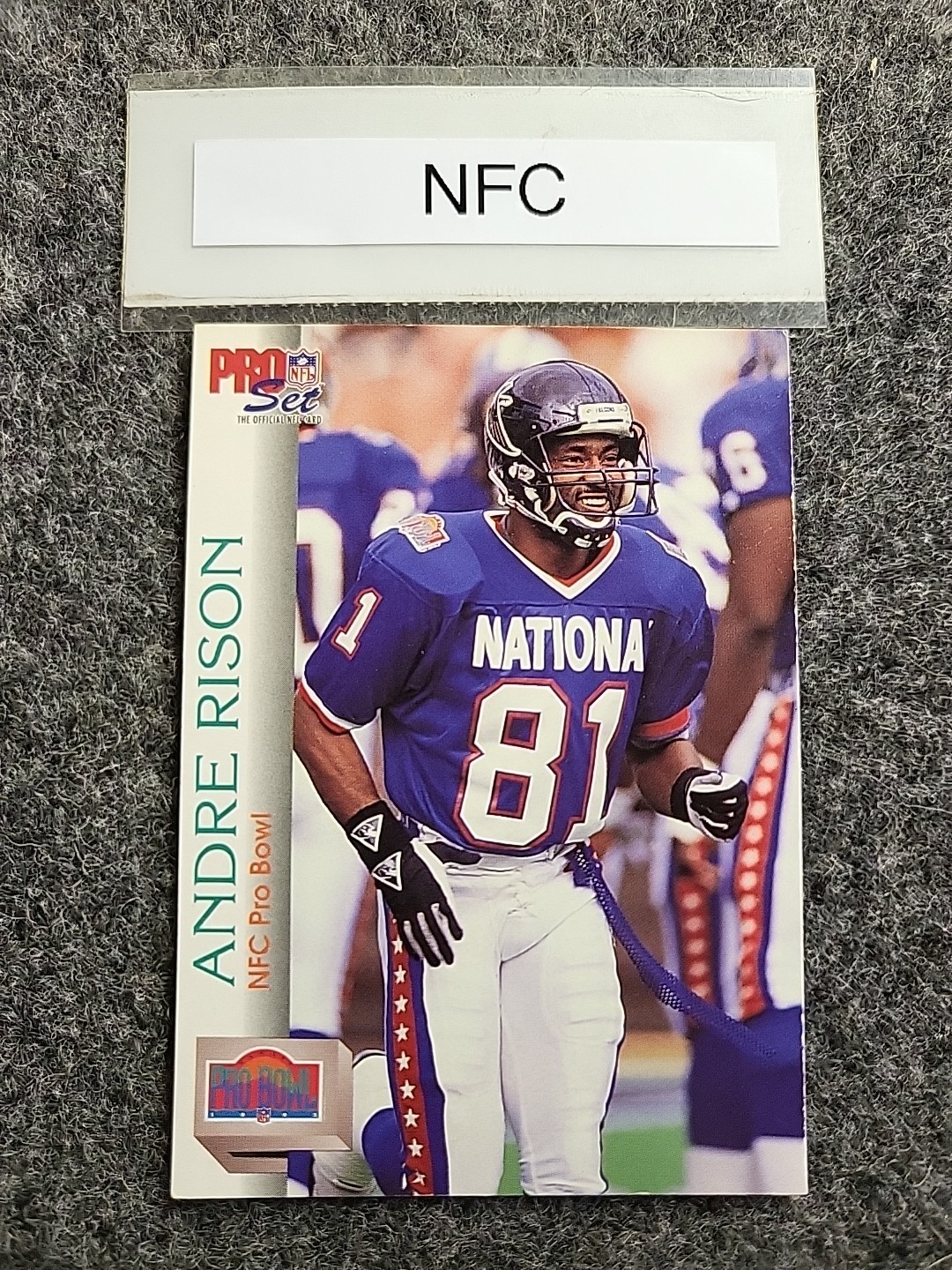 1992 Pro Set Andre Rison Atlanta Falcons #419 Football Card Pro Bowl 