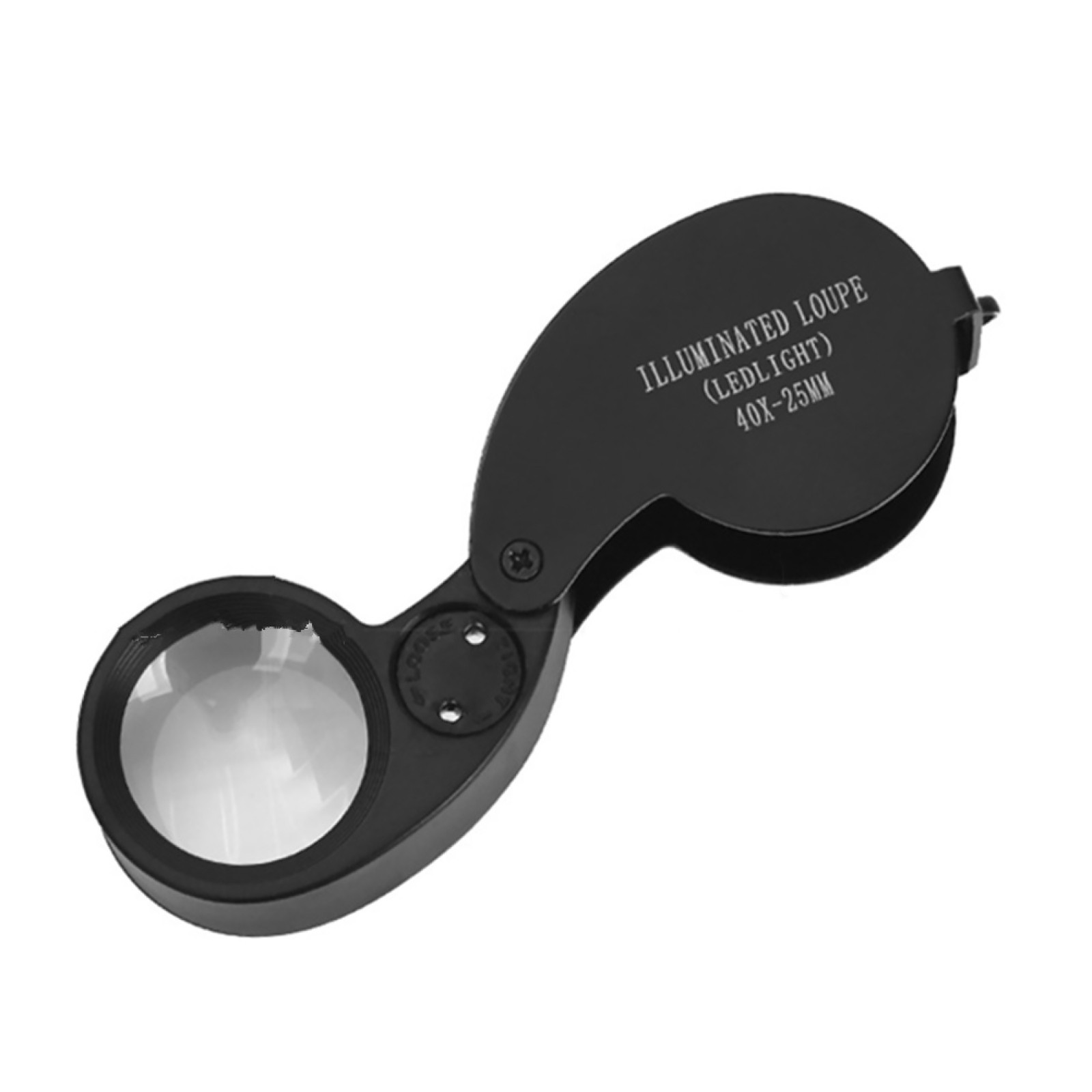 40x Magnifier Loupe With LED Lights Jewelry Watch Eye Glass Loop Pocket