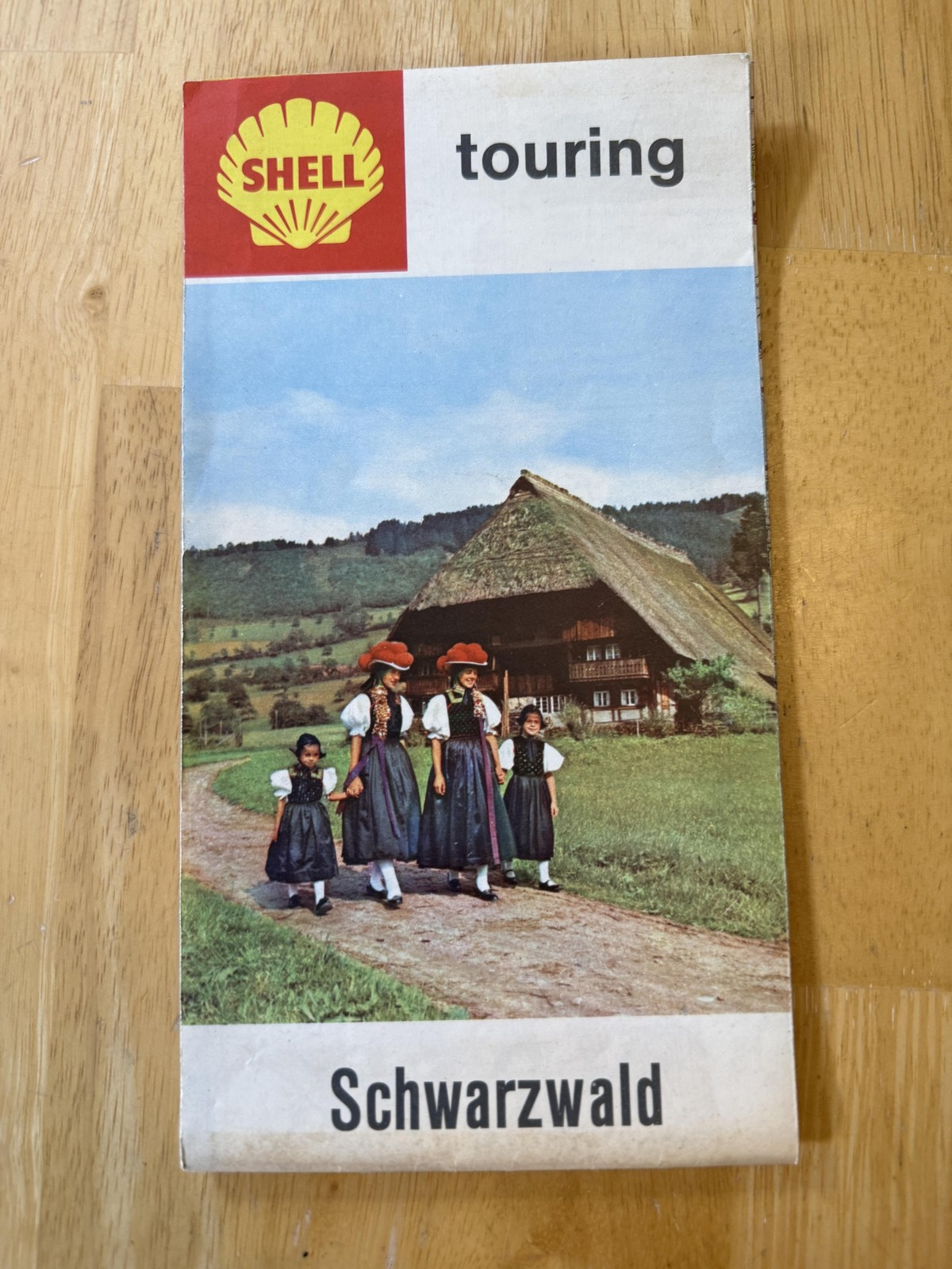 Vintage Shell Touring Schwarzwald & Rhein-Mosel Folding Road Maps Lot 2 Germany