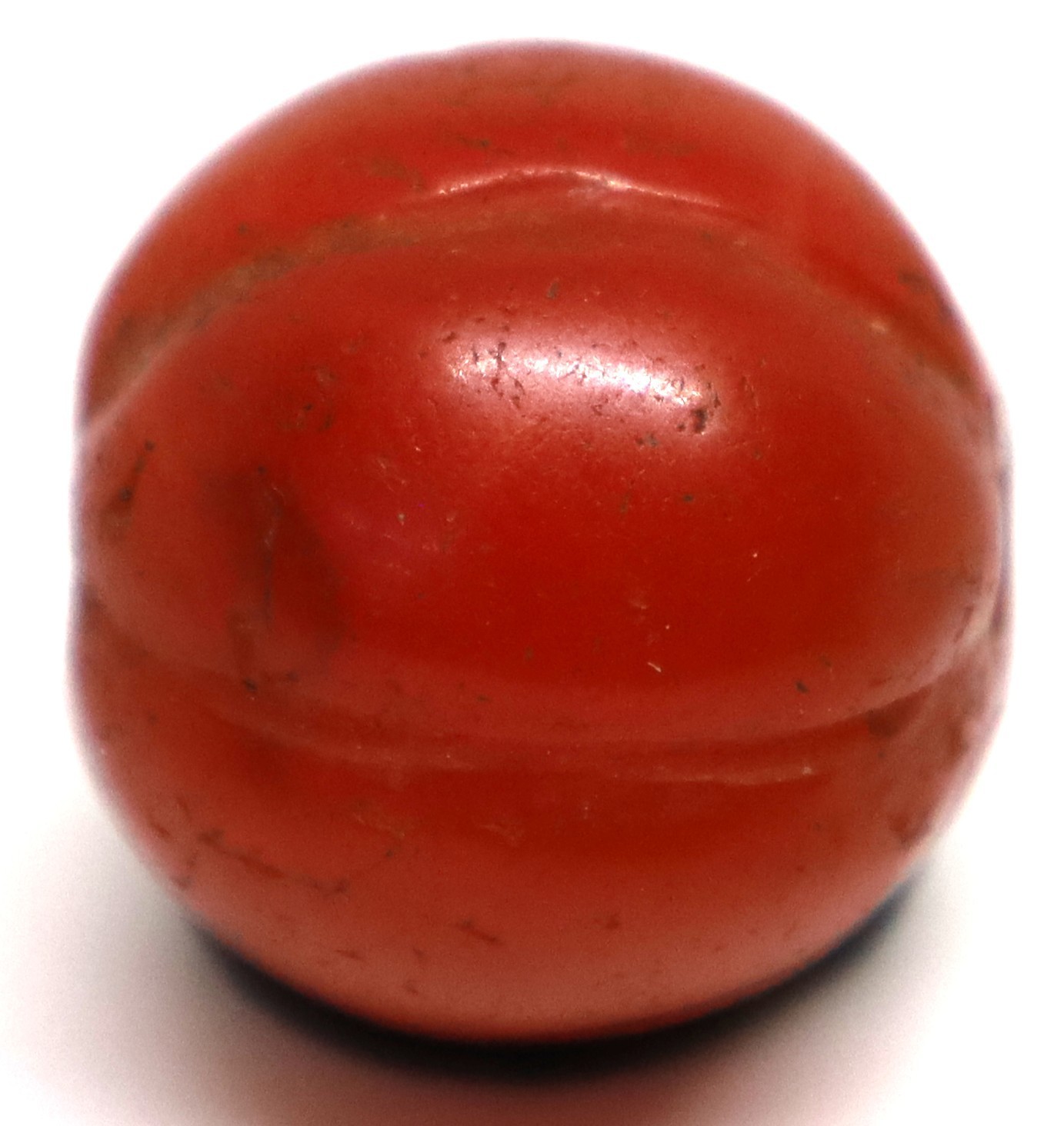 Ancient carnelian agate bead size 17.5mm/16.7mm