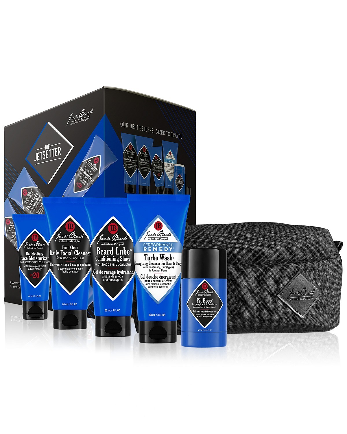 Jack Black-6-Pc. The Jetsetter Gift Set|19941