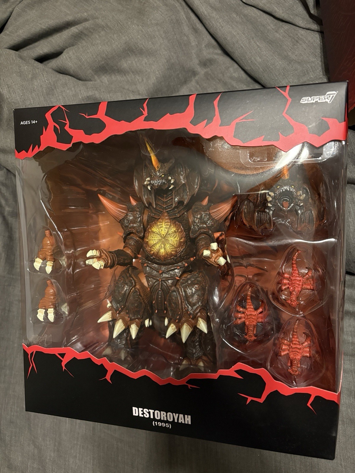 Super7 Burning Godzilla vs Destroyah 1995 Toho Ultimates 8-inch Action Figure