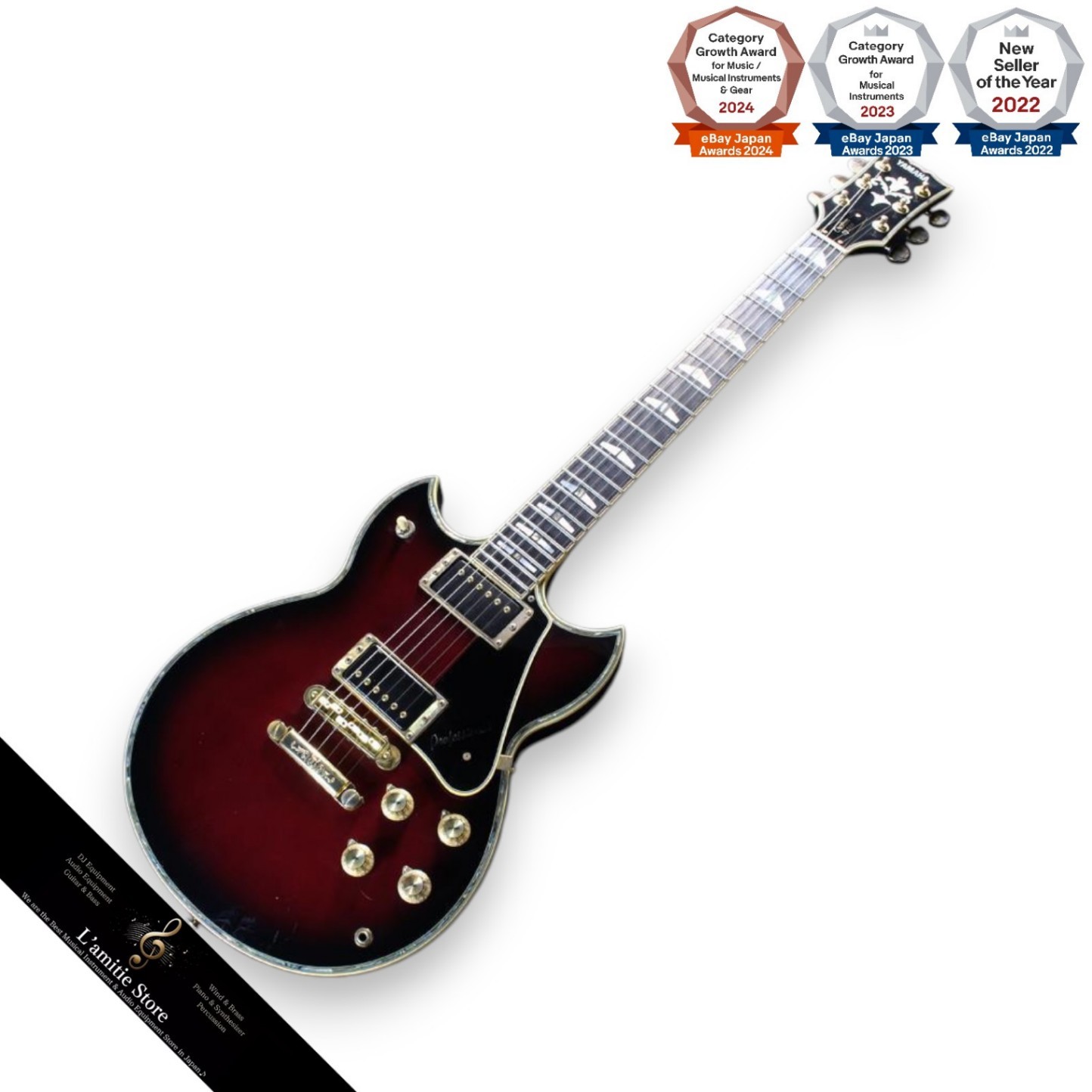 Yamaha SG3000 Custom Guitar Wine Red Premium Electric Guitar