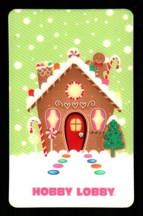 HOBBY LOBBY Gingerbread House ( 2012 ) Gift Card ( $0 )