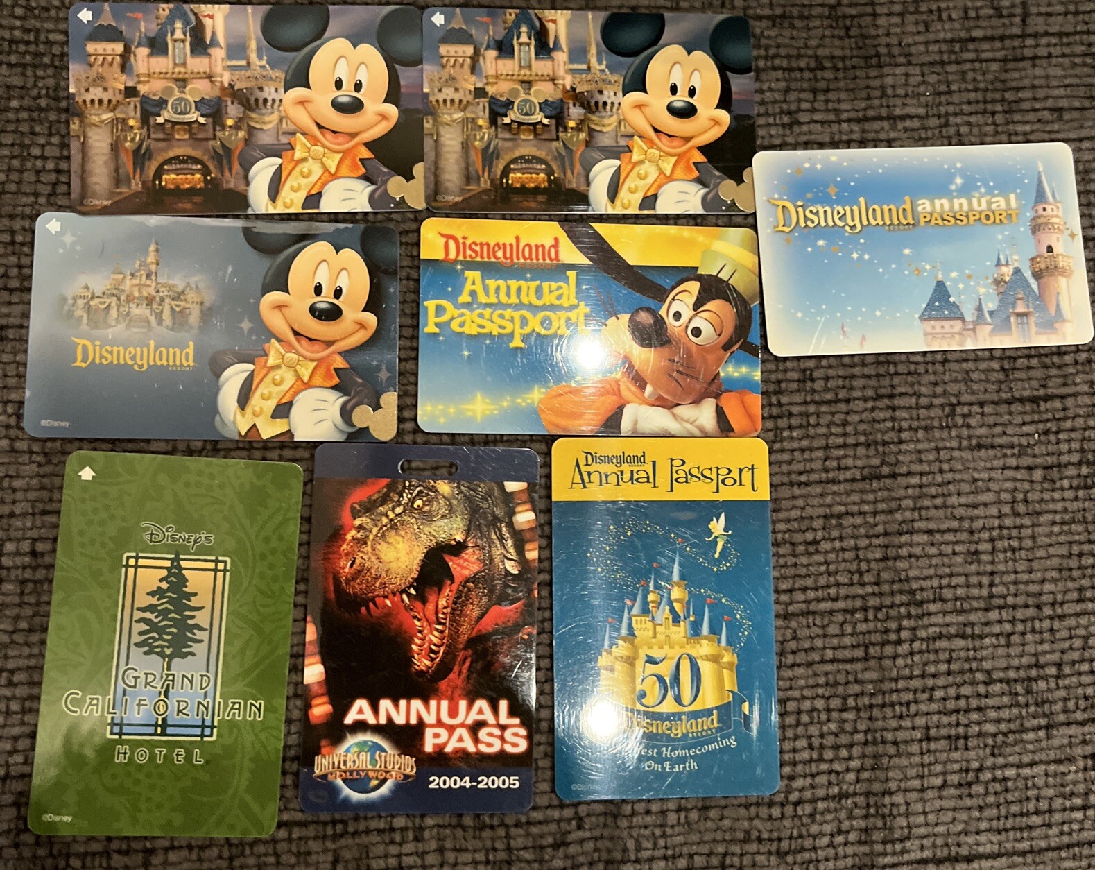 Disney 8 Days Theme Park Passes Hotel Credit Card