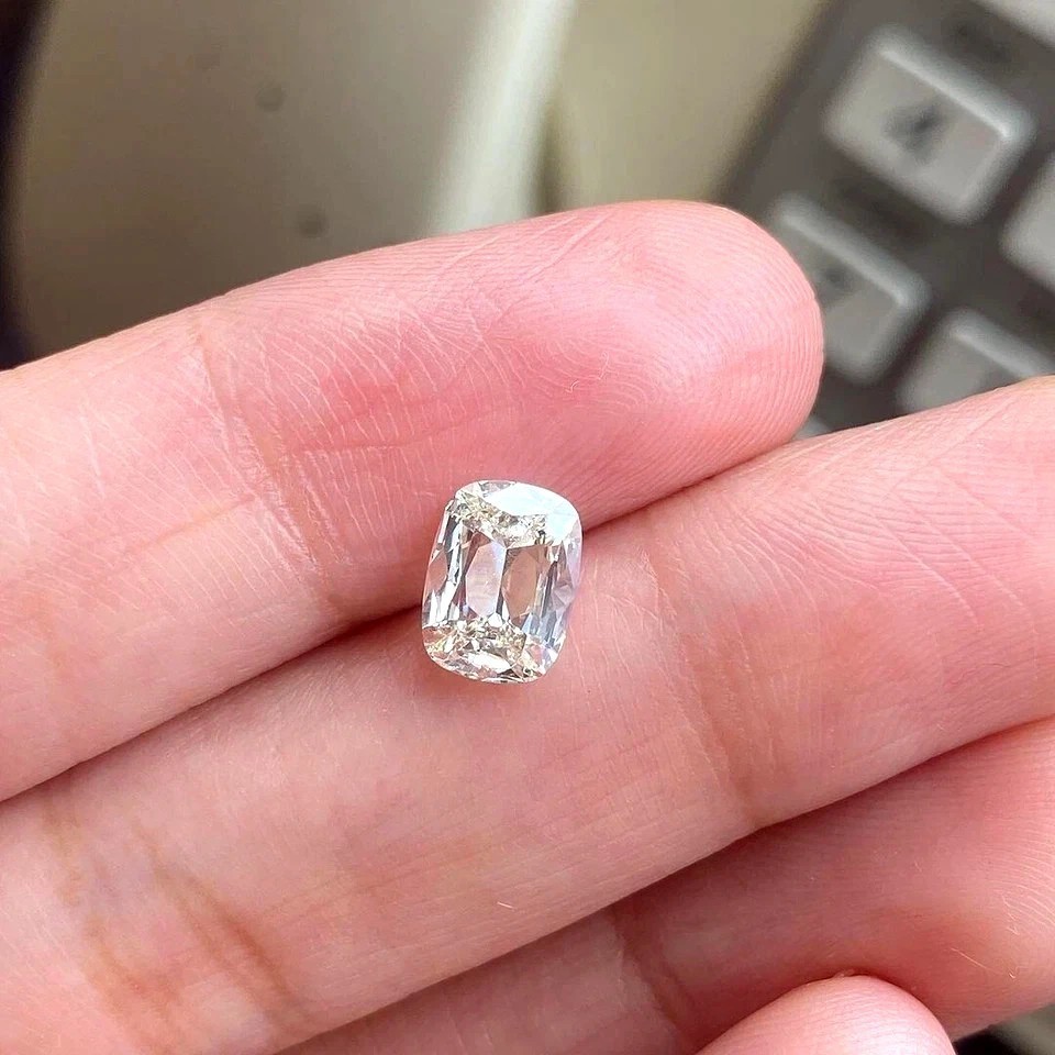 VVS1 1 Ct cushion Cut Loose Diamond D Grade Gemstone 1 +free gift