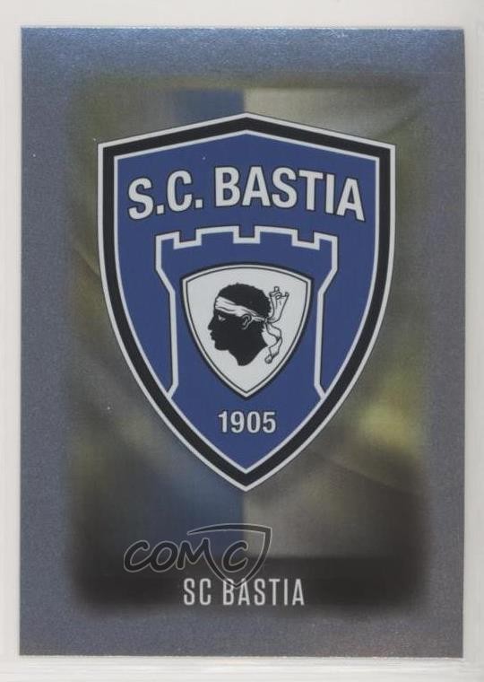 2016-17 Panini Foot Album Stickers Ecusson SC Bastia #45 4ib