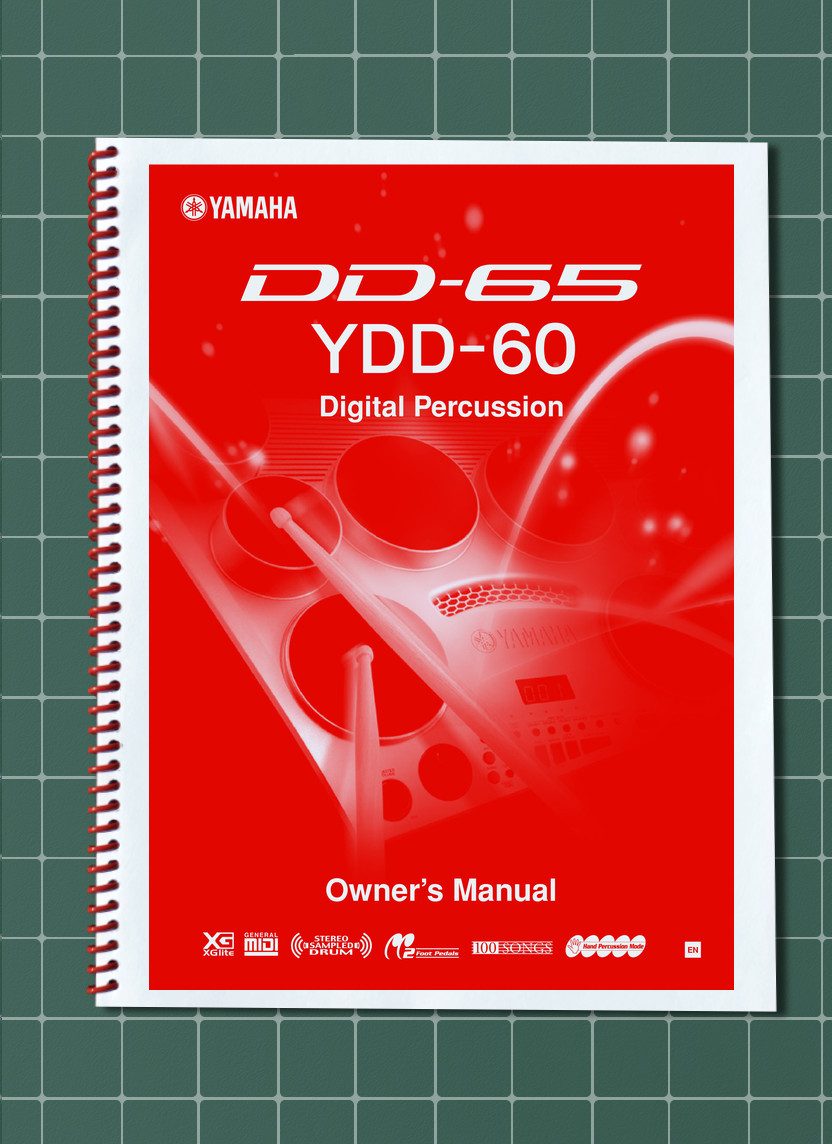 Yamaha DD-65 & YDD-60 — Owners Manual User Guide — 58 Pages — USA Made