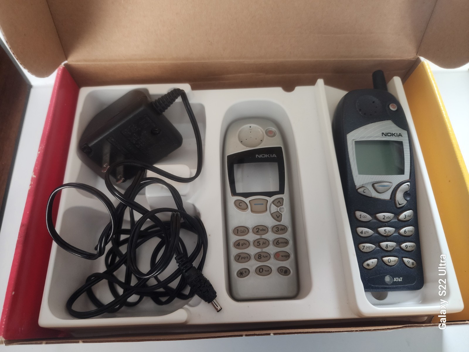 Nokia 5165 AT&T 2G Vintage Bar Cell Phone Black White Vibration w/Charger