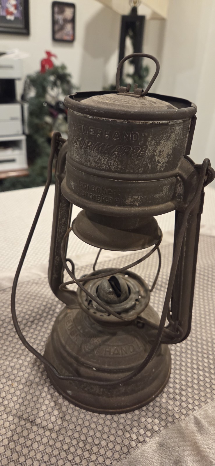 VTG Baby Special 276 Feuerhand Lantern German Kerosene Hurricane Lantern