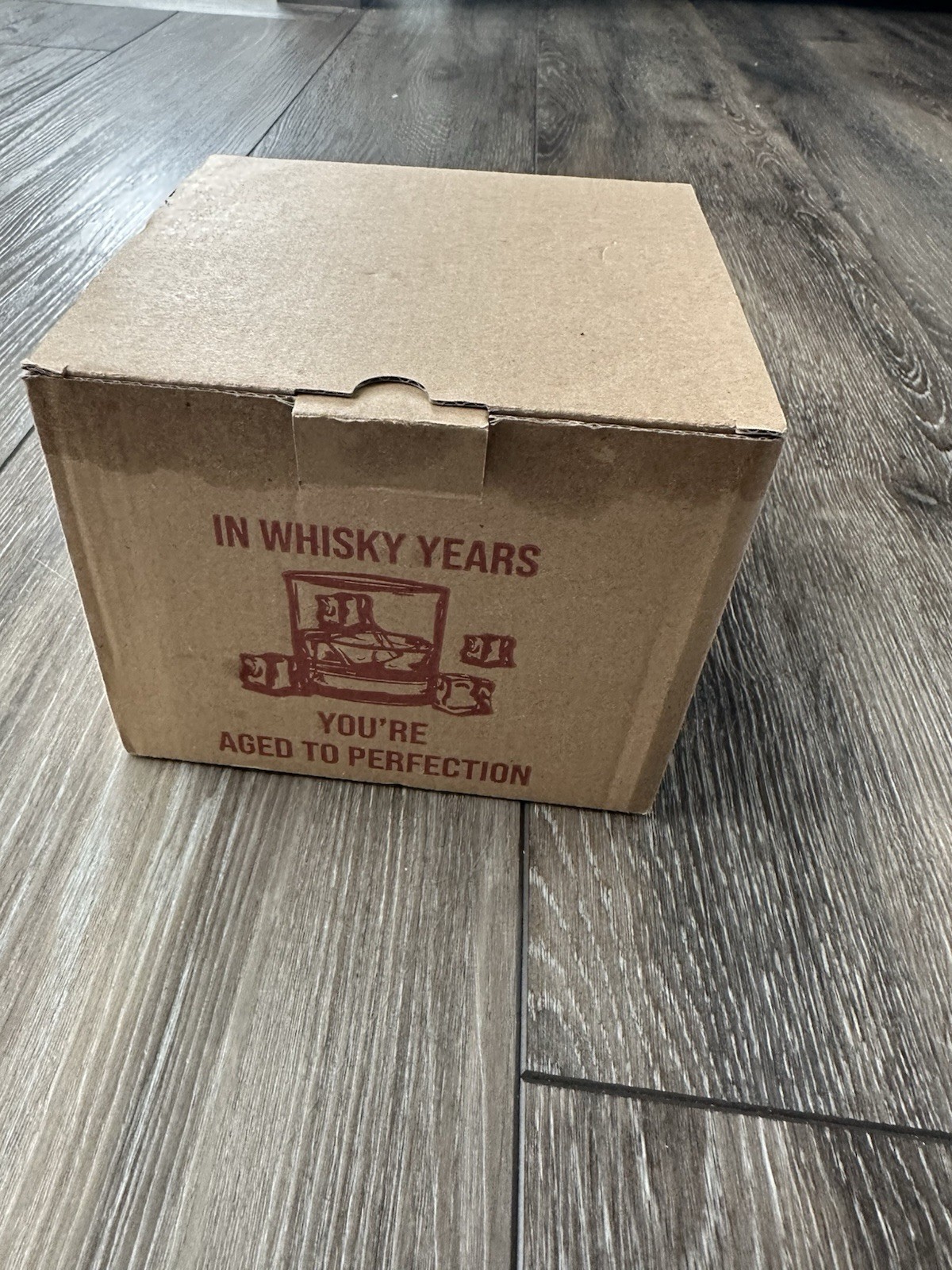 WHISKY Gift Set /  “ YOU'RE AGED TO PERFECTION “ brand new in gift box