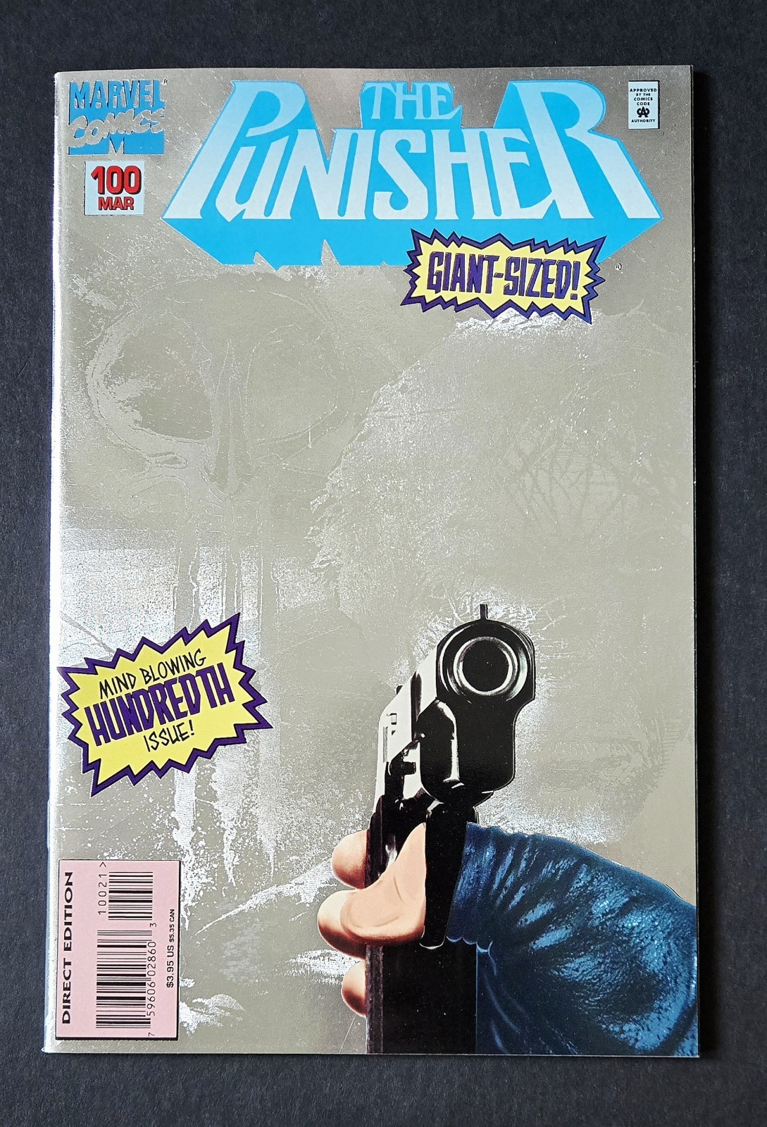 The Punisher #100 – Foil‑Enhanced Edition – Marvel Comics 1995