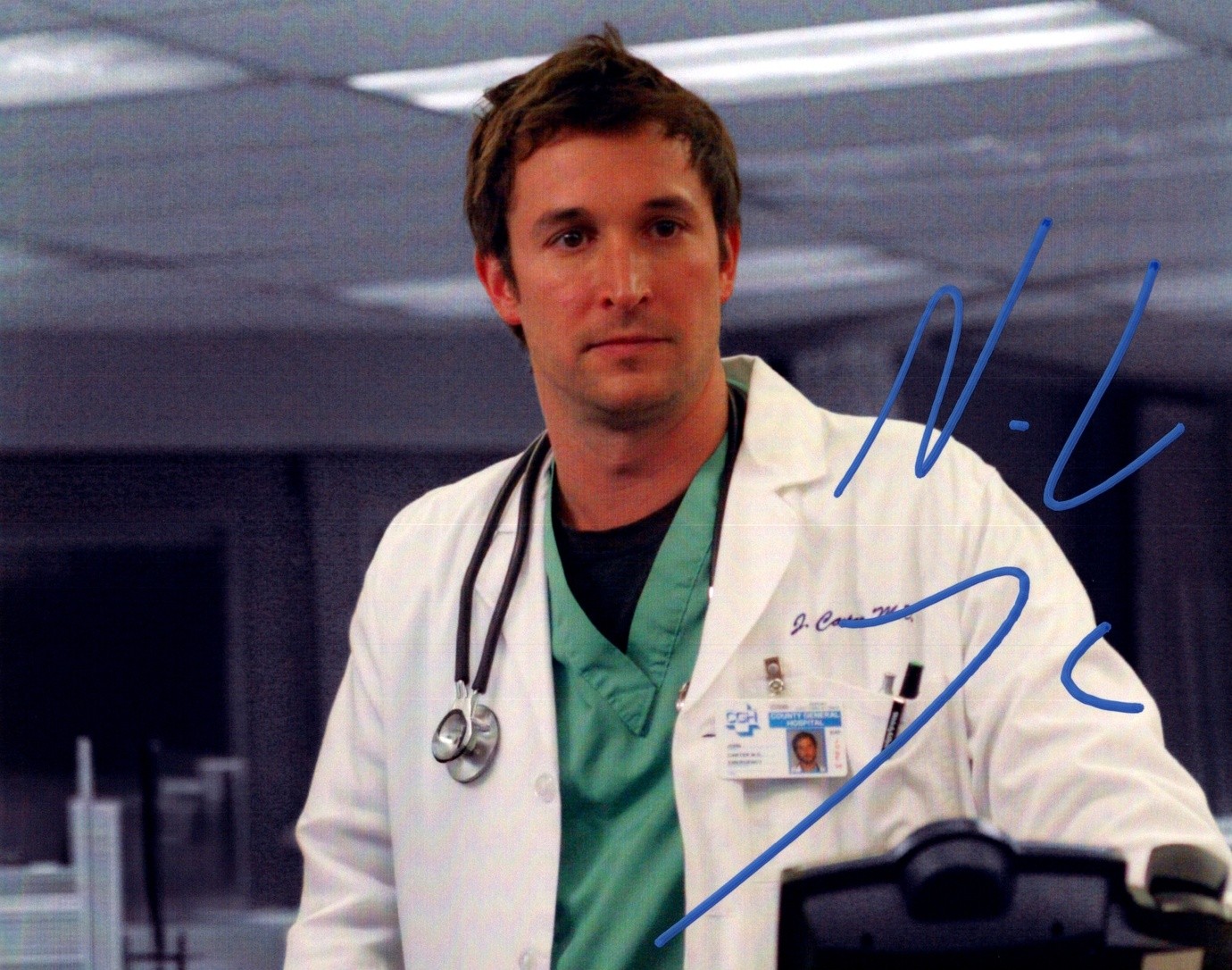 Noah Wyle ER Signed Autographed Photo Authentic 8X10 COA