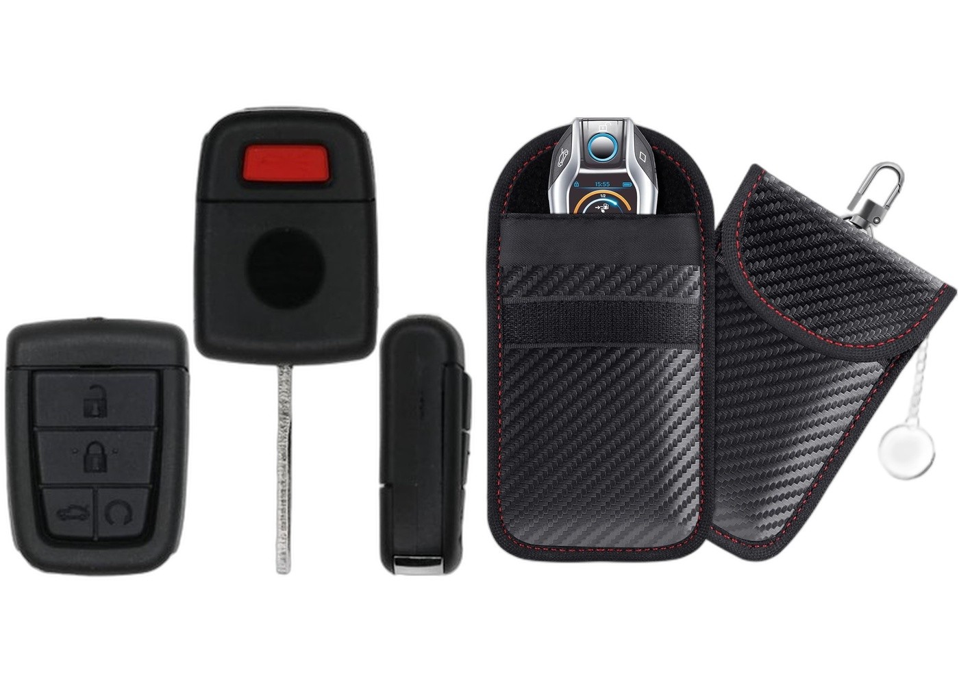 Repl. Key Fob Remote 2013 Chevrolet Caprice FCC:OUC6000083 MPN:92237316 w/Case