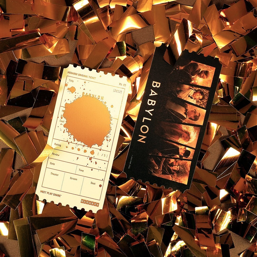 Babylon (2022) korea Megabox Original Limited movie ticket