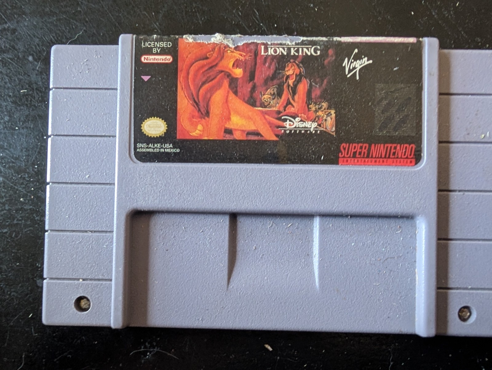 Virgin Interactive The Lion King Super Nintendo SNES NTSC-U/C SUPER NES