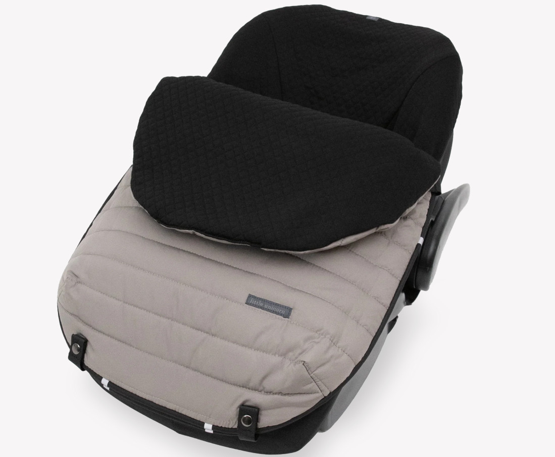 Little Unicorn Baby Insulated Car Seat Footmuff - Mushroom Beige New in Box!