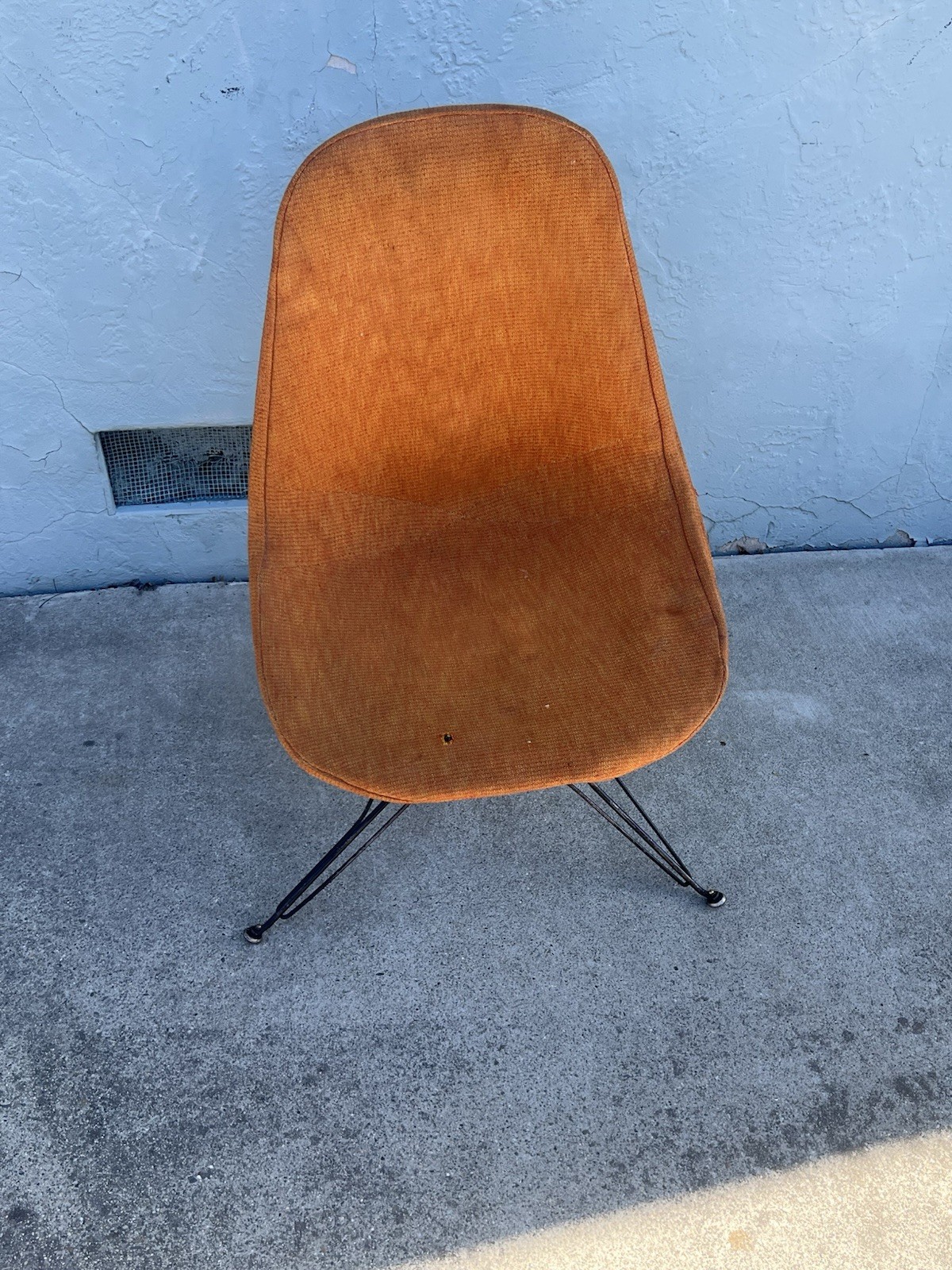 Early Eames Herman Miller Wire Chair DKR Eiffel Base -Needs some TLC  As Is