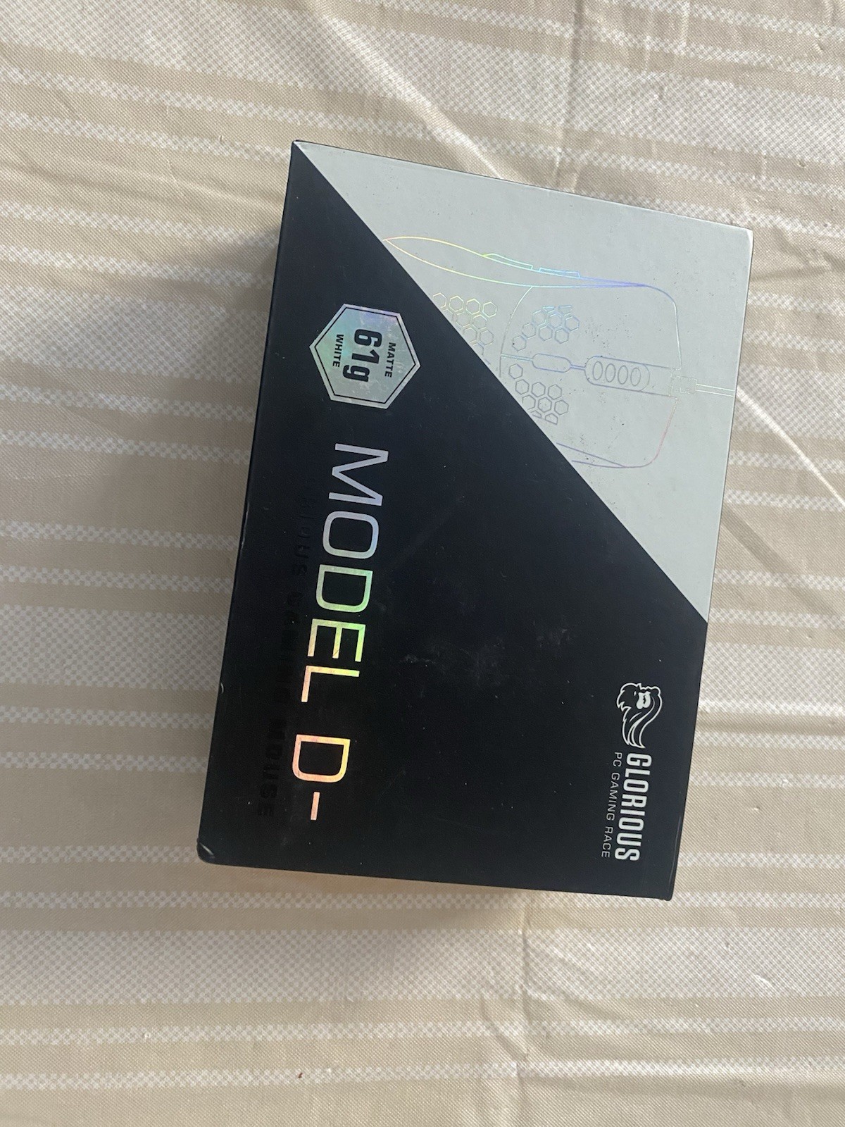 Glorious PC Gaming Race Model D Matte White RGB Wired Gaming Mouse 61g