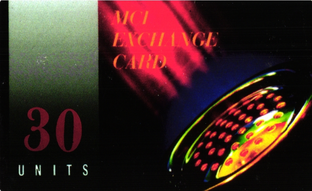 1683 Used International Phone Card MCI EXCHANGE 30