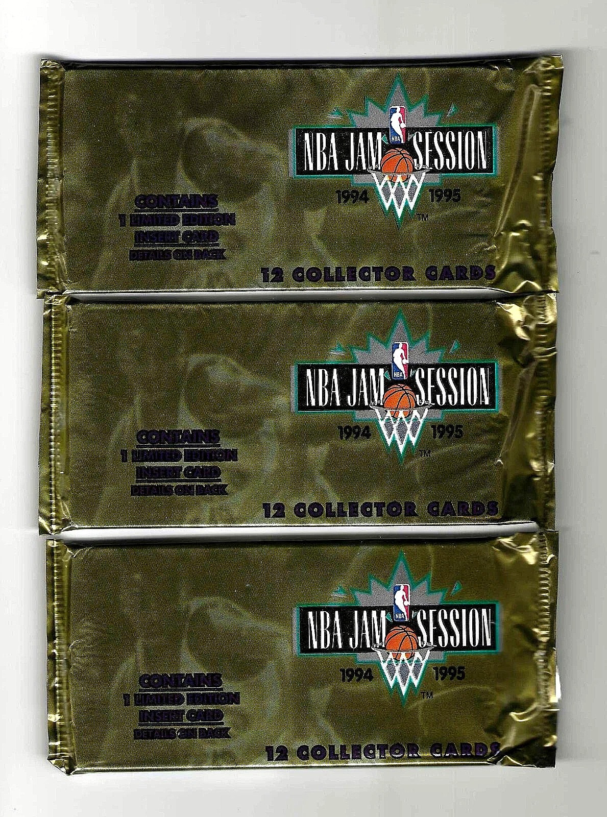 1994-95 NBA JAM SESSION 3 DIFFERENT UNOPENED