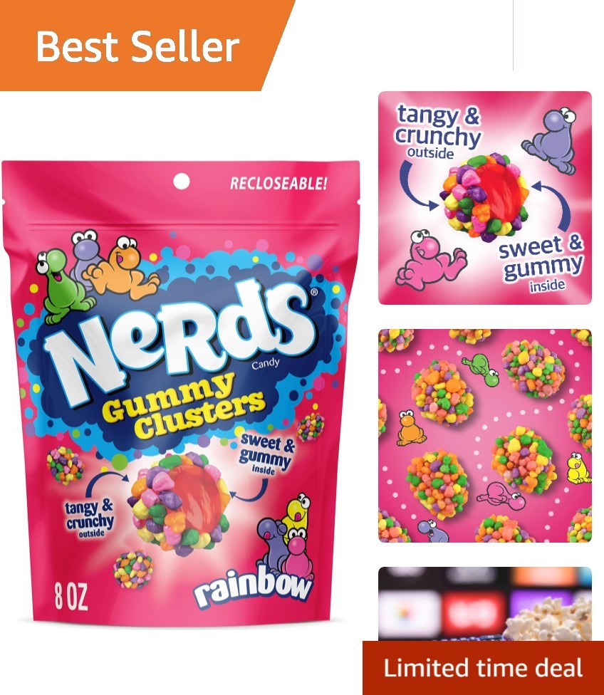 8 oz Gummy Clusters Candy - , Gluten-Free Rainbow Treats for All Occasions
