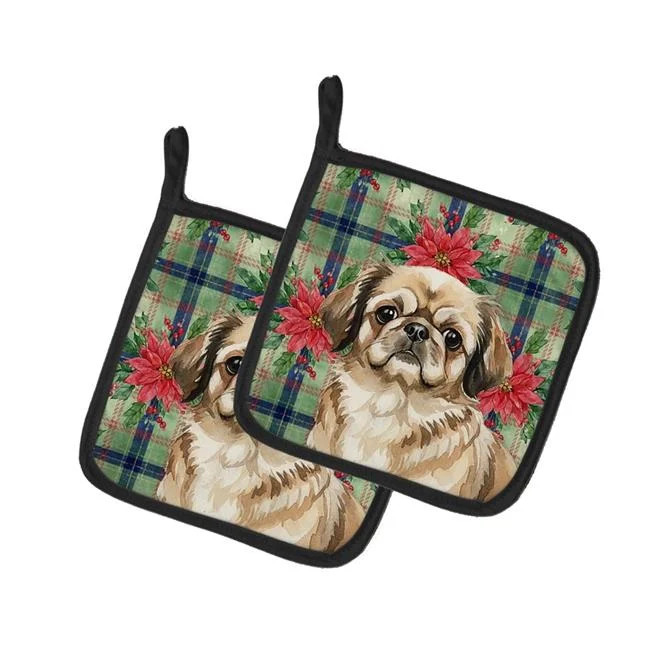 Carolines Treasures WDK8752PTHD Unisex Adult Sable Pekingese Christmas Poinse...