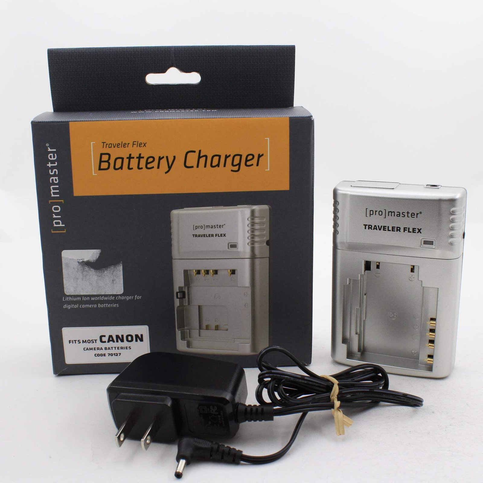 * OPEN BOX EXCELLENT * ProMaster Traveler Flex Battery Charger - Canon