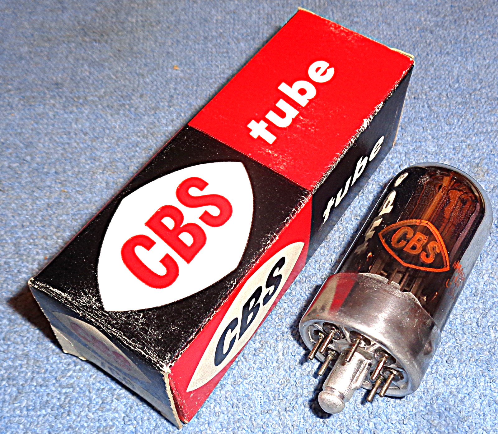 1 NOS CBS 7C6 Vacuum Tube - 1960's Vintage AVC Detector Amplifier for AM Radios