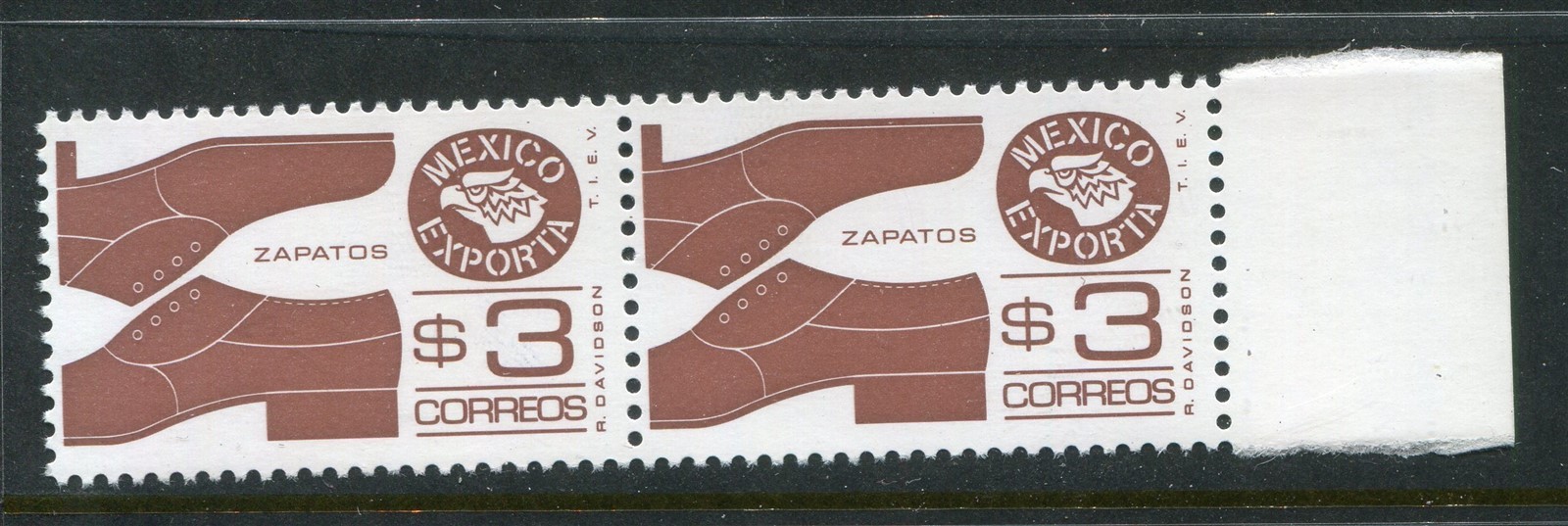 Mexico #1118a Shoes Pair $3 [Mint Never Hinged]