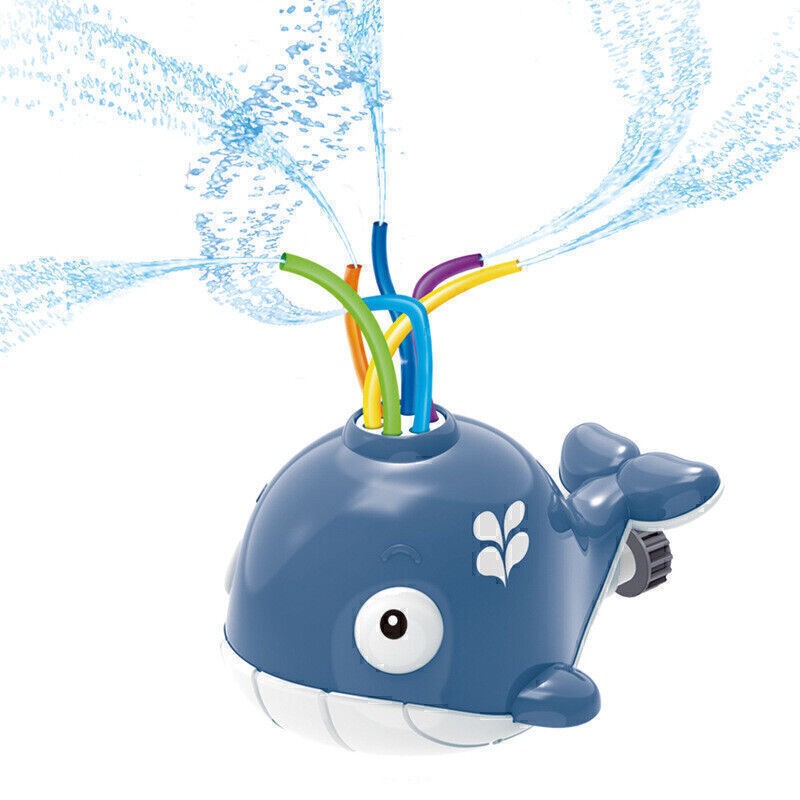 Outdoor Water Spray Sprinkler with 6 Wiggle Tubes for Kids Sprinkler Toy