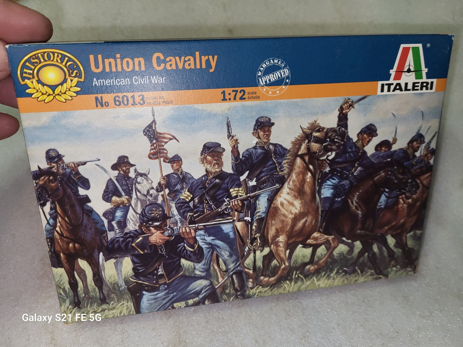Italeri Civil War Union Cavalry Soldier figures 1/72 #6013